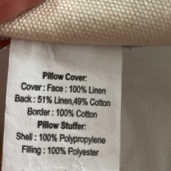 Dinan Wamsutta Vintage 29” Square Linen Decor Bedding Accent Pillow Floral Grey - Picture 14 of 14